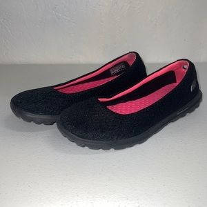 𝅺Skechers Go Walk 3 Goga Mat Mesh Black ResaLyte Sneakers Size 6.5